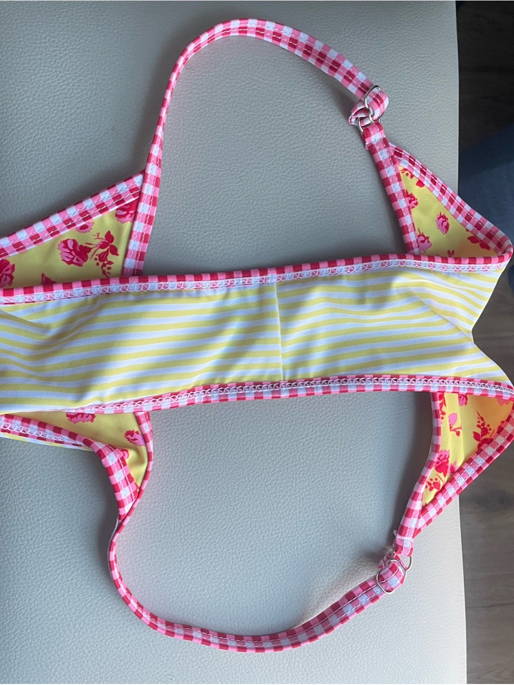 Cute SHEIN Floral & Gingham Bikini Set | Never Worn / Brand New - Picture 8 of 11